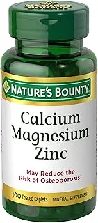 Nature's Bounty Calcium Magnesium & Zinc Caplets