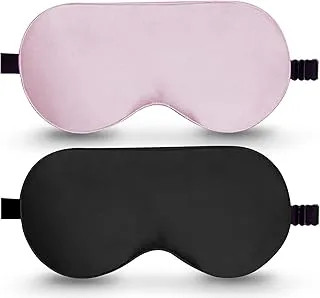 BeeVines 100% Real Mulberry Silk 2 Pack Sleep Mask