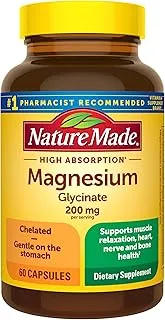 Nature Made Magnesium Glycinate 200 mg per Serving