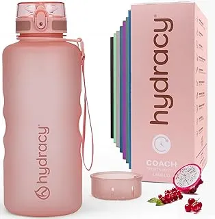 Hydracy Water Bottle with Time Marker -Large BPA
