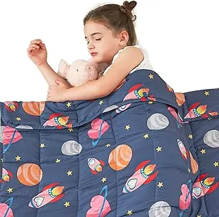 Yescool Plane Weighted Blanket 7 Pounds Cooling
