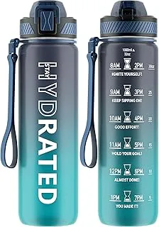 Water Bottle with Straw