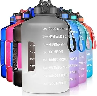 1 Gallon Motivational Sports Water Bottle with