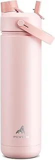 POWCAN 26 oz Insulated Water Bottle with 2-in-1