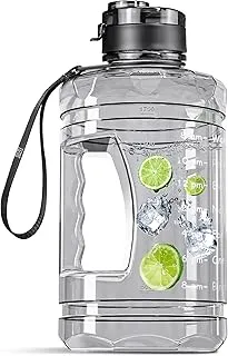 Large Water Bottle with Motivational Time Marker