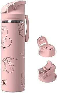 OISIZ Insulated Water Bottle 24 oz with 2 in 1