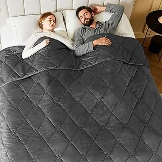 L'AGRATY King Size Weighted Blanket for Adults