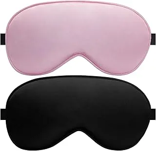 Silk Sleep Mask – 2 Pack Silk Eye Mask for