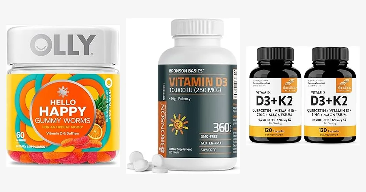 The Best Vitamin D Supplement for Energy: Top 5 Picks Reviewed