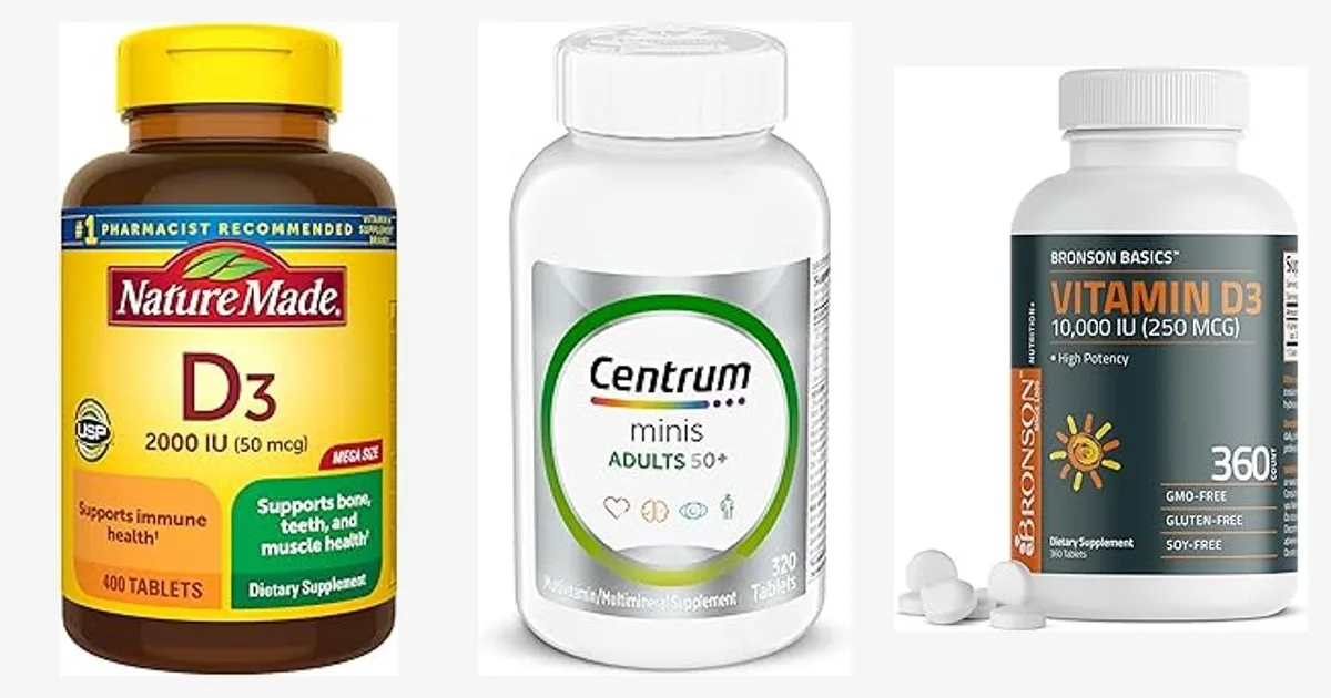 Best Vitamin D Supplement for Over 50: Top 5 Picks