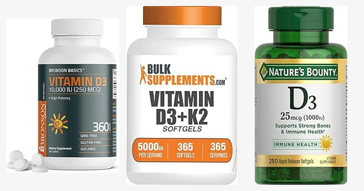 The Best Vitamin D Supplement for Under $20: Top 5 Picks