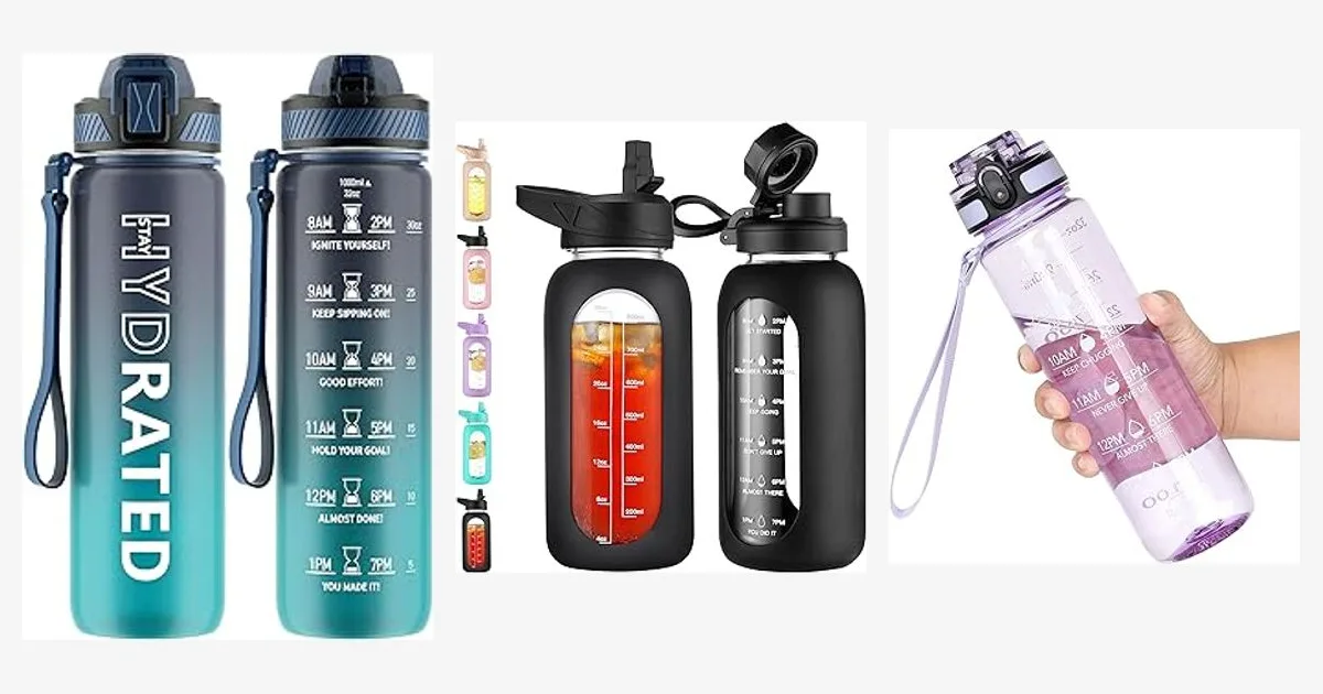 The Best Water Bottle With Time Marker For BPA Free Hydration