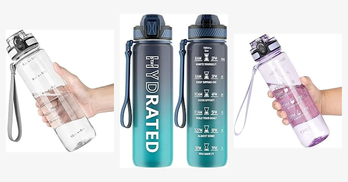 Best Water Bottle With Time Marker For Office: Top 5 Picks