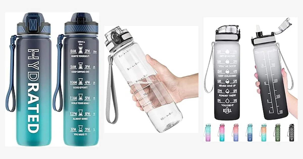 The Best Water Bottle With Time Marker For Under $20